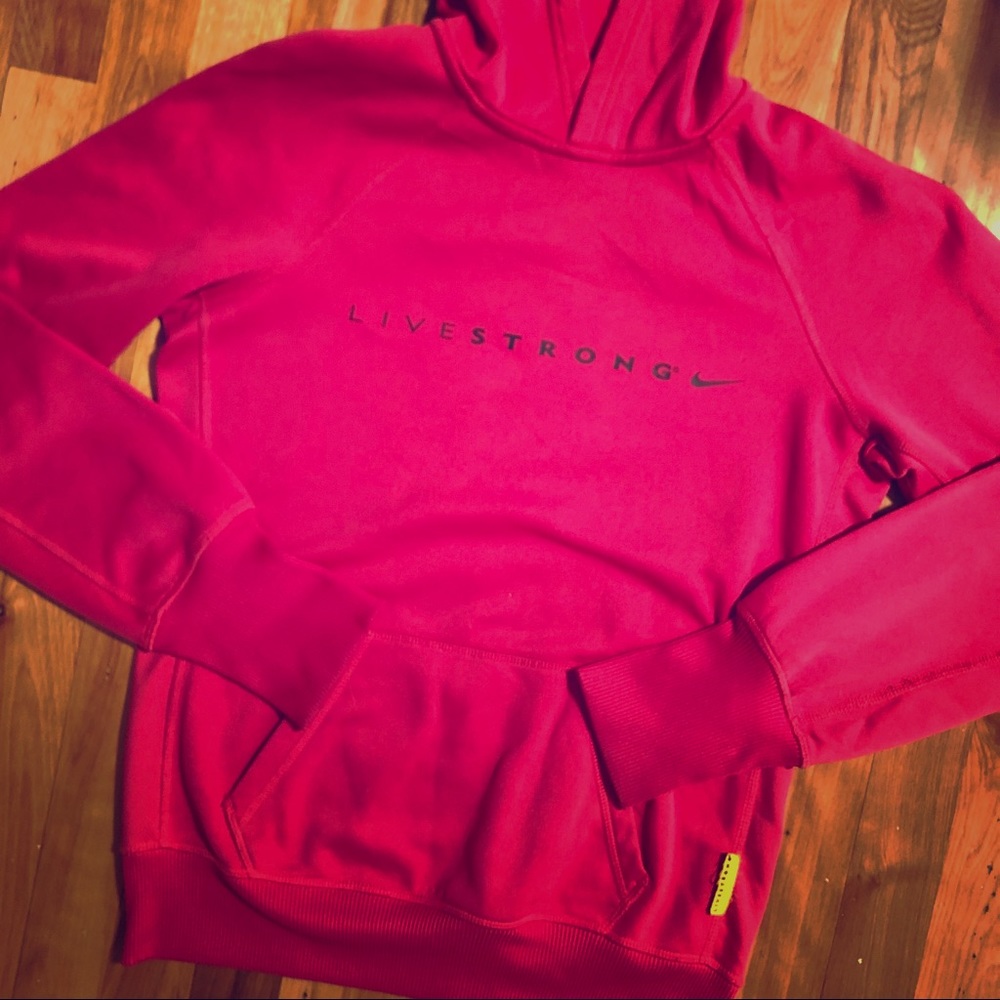 Nike pink hoodie